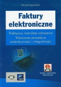 Okładka książki Faktury elektroniczne + CD
