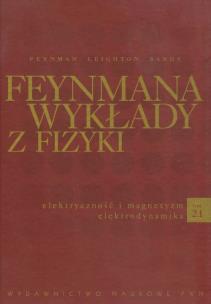 Okładka książki Feynmana wykłady z fizyki t.2 część 1