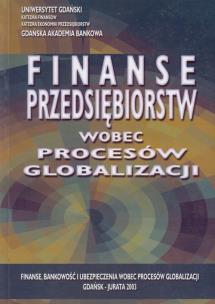 Opakowanie Finanse przedsiębiorstw wobec procesów globalizacji