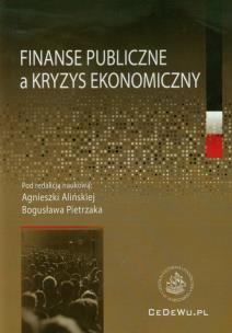 Okładka książki Finanse publiczne a kryzys ekonomiczny