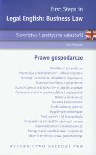 Okładka książki First Steps in Legal English Business Law