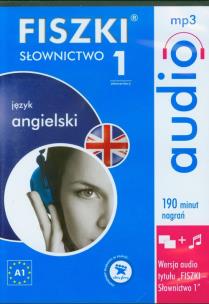 Okładka książki FISZKI audio Język angielski Słownictwo 1