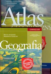 Okładka książki Geografia GIM 2 podr+atlas OPERON