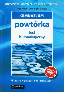 Okładka książki Gimnazjum. Powtórka - Test humanistyczny