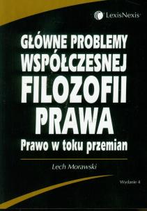 Okładka książki Główne problemy współczesnej filozofii prawa