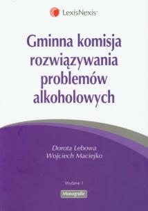 Okładka książki Gminna komisja rozwiązywania problemów alkoholowych