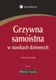 Okładka książki Grzywna samoistna w stawkach dziennych