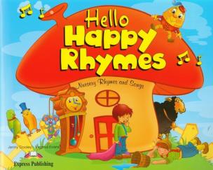 Okładka książki Hello Happy Rhymes Pupils's Book + CD + DVD