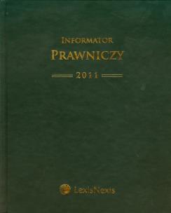 Opakowanie Informator Prawniczy 2011 A4 zielony
