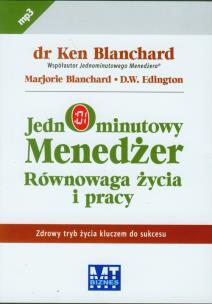 Okładka książki Jednominutowy Menedżer. Równowaga życia... MP3 - Audiobook