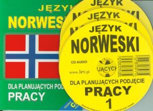 Okładka książki Język norweski dla planujących podjęcie pracy + CD