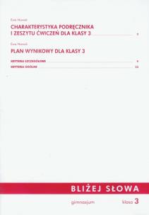 Okładka książki J.polski GIM Bliżej słowa Poradnik metod. kl. 3