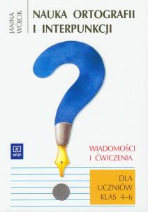 Okładka książki J.polski SP Nauka ortografi i interp. Wójcik WSIP