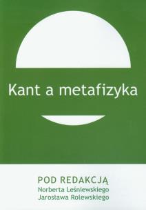 Opakowanie Kant a metafizyka