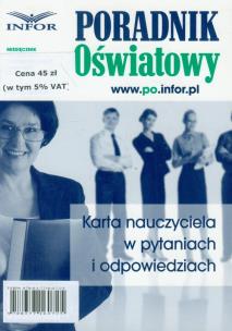 Okładka książki Karta Nauczyciela w pytaniach w pytaniach i odpowiedziach