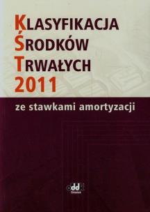 Opakowanie Klasyfikacja Środków Trwałych 2011 ze stawkami amortyzacji