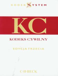 Okładka książki Kodeks cywilny edycja trzecia