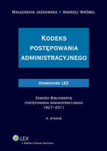 Okładka książki Kodeks postępowania administracyjnego Komentarz
