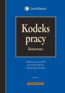 Okładka książki Kodeks pracy Komentarz