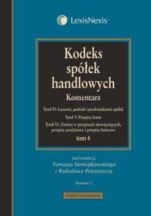 Opakowanie Kodeks spółek handlowych Komentarz t.4