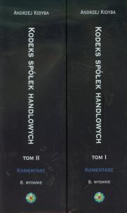Okładka książki Kodeks spółek handlowych Komentarz tom 1-2