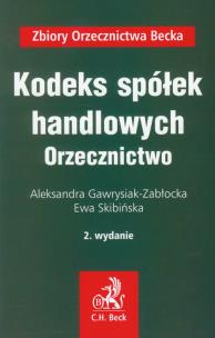 Okładka książki Kodeks spółek handlowych Orzecznictwo