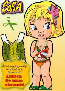 Opakowanie Kolekcja lalek wycinanek Sofia