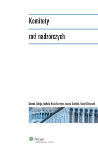 Okładka książki Komitety rad nadzorczych