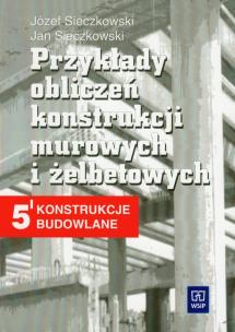 Okładka książki Konstrukcje budow przykł obl konst mur i żelb WSiP