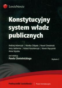 Okładka książki Konstytucyjny system władz publicznych
