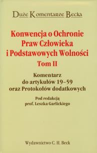 Okładka książki Konwencja o Ochronie Praw Człowieka i Podstawowych Wolności tom 2