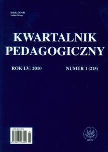 Opakowanie Kwartalnik Pedagogiczny nr 1 /2010