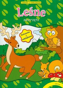Opakowanie Leśne zwierzęta Zabawy z naklejkami