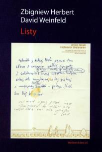 Okładka książki Listy - Zbigniew Herbert, David Weinfeld