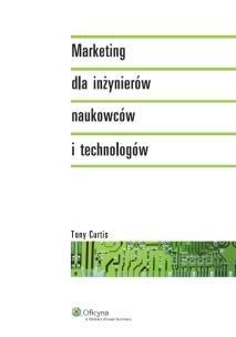 Okładka książki Marketing dla inżynierów naukowców i technologów