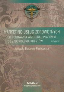 Okładka książki Marketing usług zdrowotnych