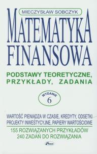Okładka książki Matematyka finansowa