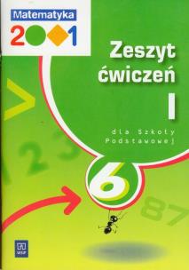Okładka książki Matematyka SP 2001 6/1 ćw WSiP