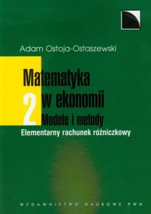 Okładka książki Matematyka w ekonomii Modele i metody tom 2