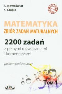 Okładka książki Matematyka Zbiór zadań maturalnych
