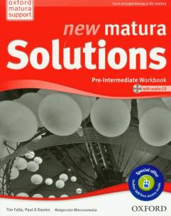 Okładka książki Matura Solutions NEW Pre-intermed. 2E WB PL OXFORD