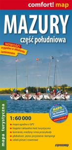 Opakowanie Mazury część południowa mapa turystyczna 1:60 000