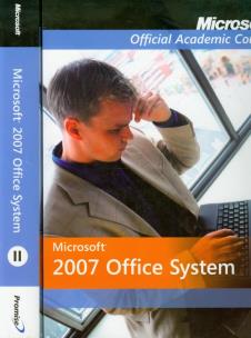 Opakowanie Microsoft 2007 Office System tom 1-2 + CD