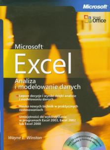 Okładka książki Microsoft Excel Analiza i modelowanie danych + CD