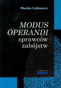 Okładka książki Modus operandi sprawców zabójstw