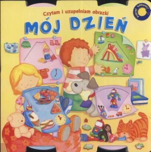 Okładka książki Mój dzień - Czytam i uzupełniam obrazki