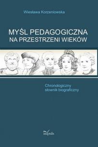 Okładka książki Myśl pedagogiczna na przestrzeni wieków