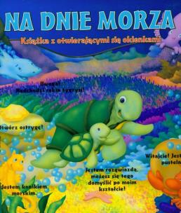 Okładka książki Na dnie morza Książka z otwierającymi się okienkami