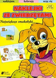 Opakowanie Naklejki ze zwierzętami Największe smakołyki