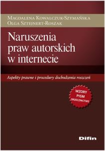 Okładka książki Naruszenia praw autorskich w internecie